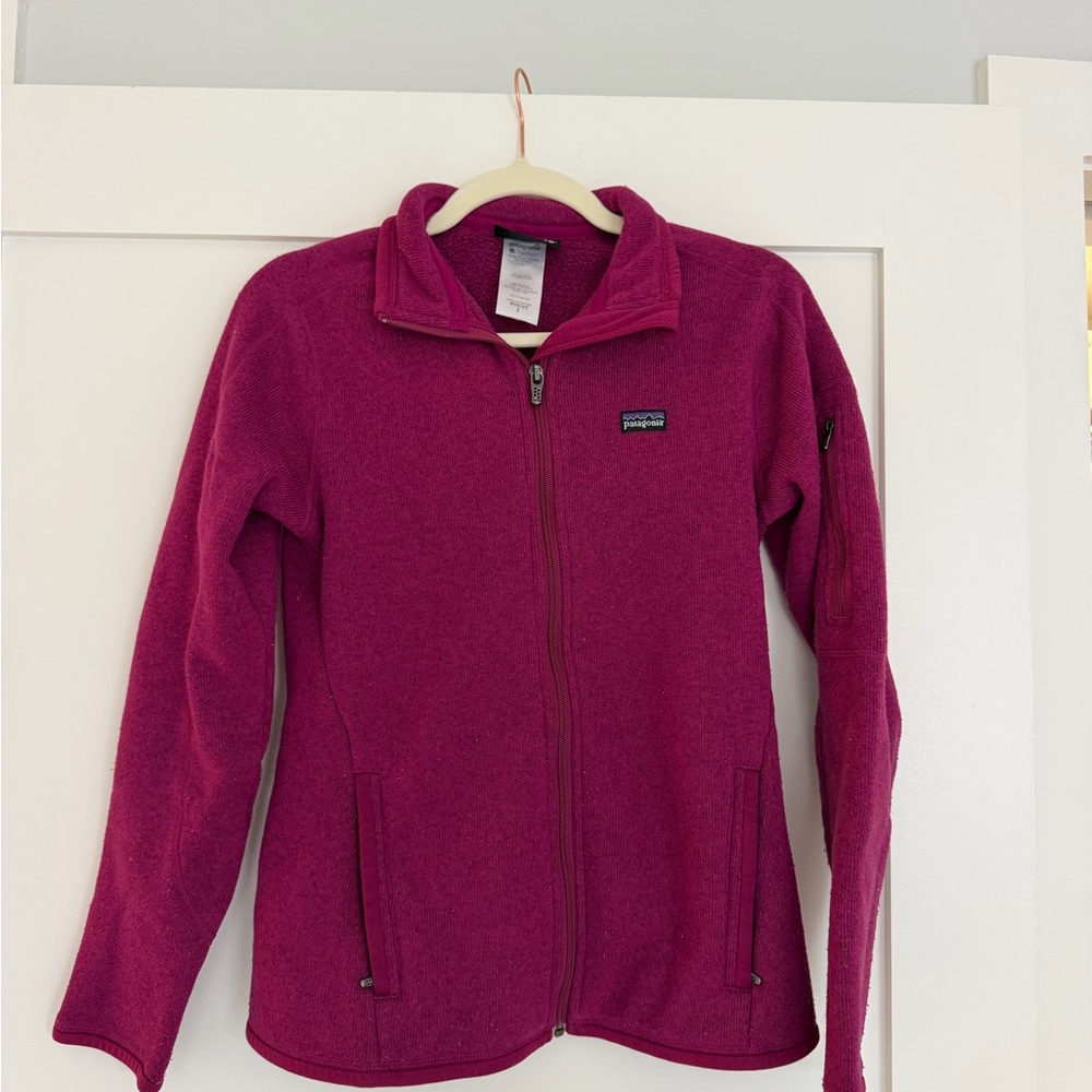 Patagonia Full-Zip Fleece Jacket - Deep Berry